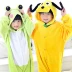 2 mảnh Pyjama động vật phim hoạt hình 3 4 5 trẻ em gái Dongkuan 6 7 9 8 năm khủng long bông bé trai cũ 10 body chip cho bé sơ sinh Áo liền quần