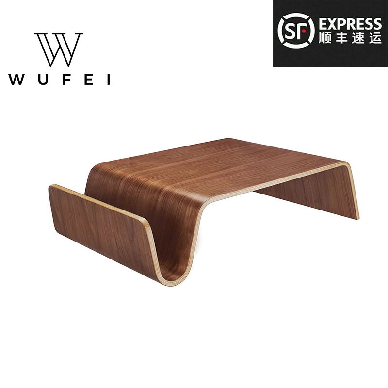 Nordic modern minimal style of small and medium-sized living room U shaped creative design on several tables on the computer table