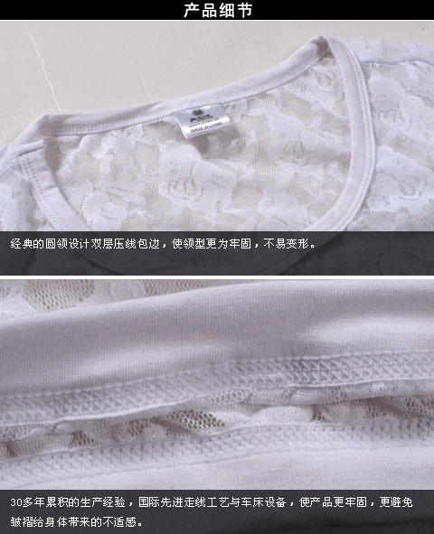 Vibrant Dragon Lace Vest nam mùa hè thoáng khí áo thun rỗng trong suốt lưới gợi cảm vòng cổ áo ngắn tay áo - Áo vest áo lót nam cộc tay