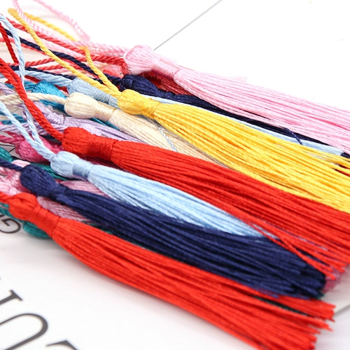 Подвеска ручной работы с бантиком с кисточками, ремешок, аксессуар для волос