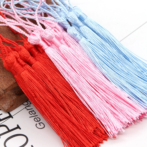 Подвеска ручной работы с бантиком с кисточками, ремешок, аксессуар для волос