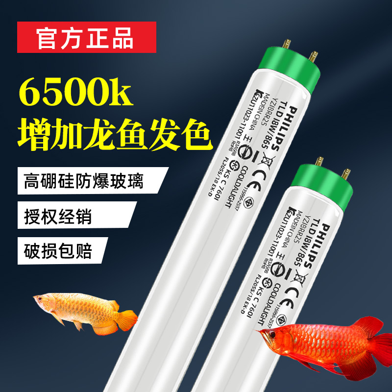 Philips T8 Tri-Color Fluorescent Lamp Old-Style Long Strip Household Fish Tank 865/965 Fluorescent Lamp Arowana Lamp Philips T8 Tri-Color Fluorescent Lamp Old-Style Long Strip Household Fish Tank 865/965 Fluorescent Lamp Arowana Lamp
