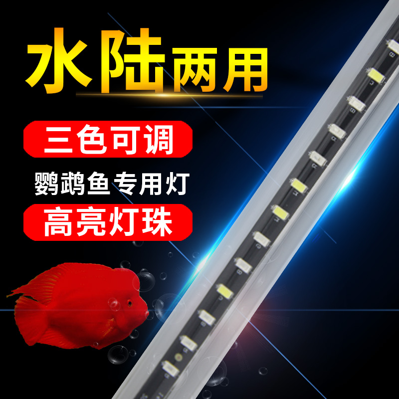 Fish tank diving light aquarium waterproof lamp discoloration remote control lamp building decoration water lamp lighting LED fish tank lamp