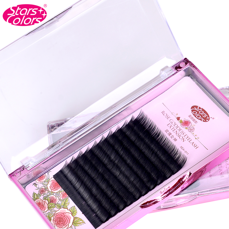 Rose silk slip thick and soft J roll C roll planting grafting false eyelash single root natural simulation of mink fur