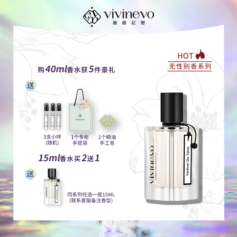 Viviño World Garden Series Men's Women's Neutral Perfume Lasting Fresh and Light Fragrant