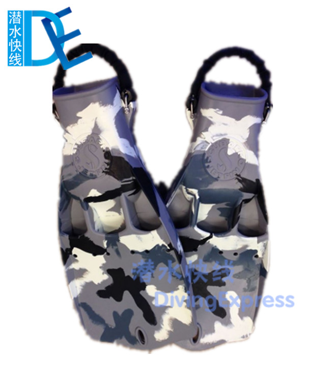 Diving Express SCUBAPRO JET FIN camouflated frogs Shoe Spray Diving Foot Webbing Limited
