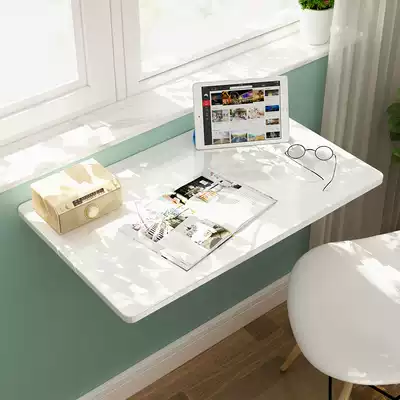 Simple Wall folding table small apartment wall table with wall table Wall dining table invisible kitchen console