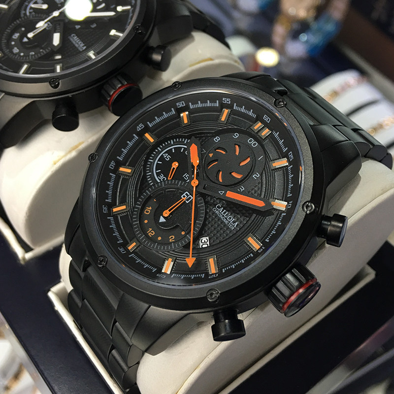 Corolla 2022 New Sports Men's Watch Waterproof Stainless Steel Band Trend Large Dial Multifunctional Men's Watch