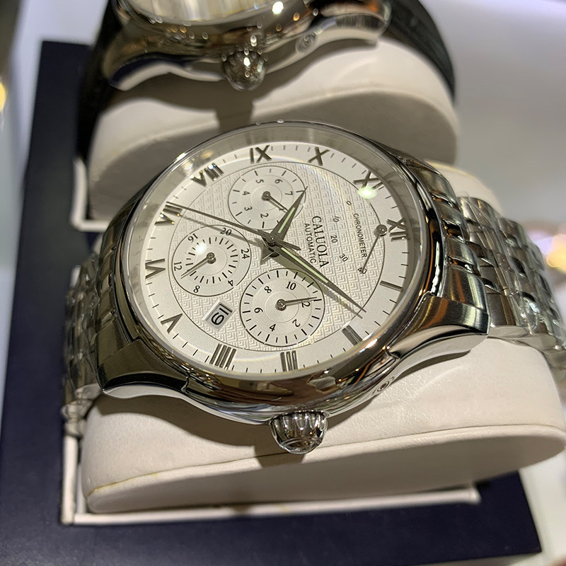 Carolet fully automatic mechanical watch fashion men's watches business men's watches official new waterproof watches wave