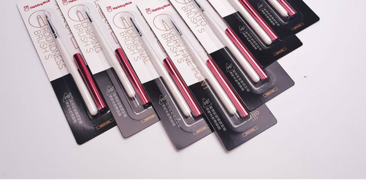 Материалы для изготовления сборных моделей 喵匠 hobby mio 模型上色笔 面相笔 手办手涂上色 耐用 多种型号