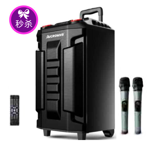 Mobile pull outdoor performing sound electric guitar performing karaoke practice vocal box Bluetooth big sound