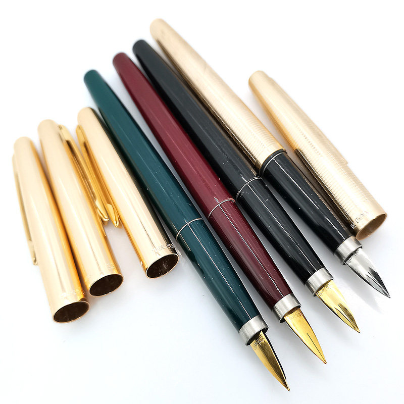 Old pen hero 221 dagger sharp practice writing aluminum shell cultural supplies classic 90's inventory