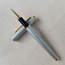 Old stock treasure ball pen signature pen metal rod neutral black blue ink student adult writing office stationery