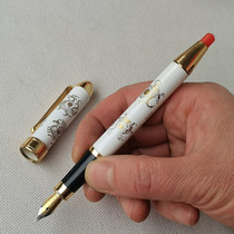 Old stock Beijing Venus pen bright tip writing metal rod adult Iridium pen retro 1998 collection