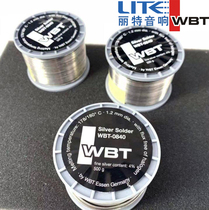 Germany WBT solder WBT-0840 containing silver 4% diameter 1 2mm audio headset wire DIY solder wire