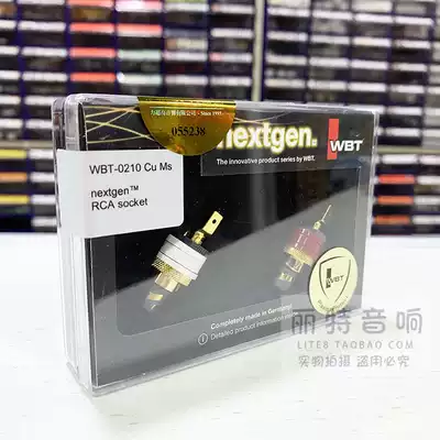 Original German WBT 0210Cu copper version RCA signal socket power high licensed