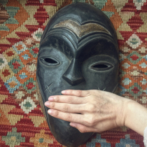 African Woodcarving Art Old Mask Large Size No Negotiation