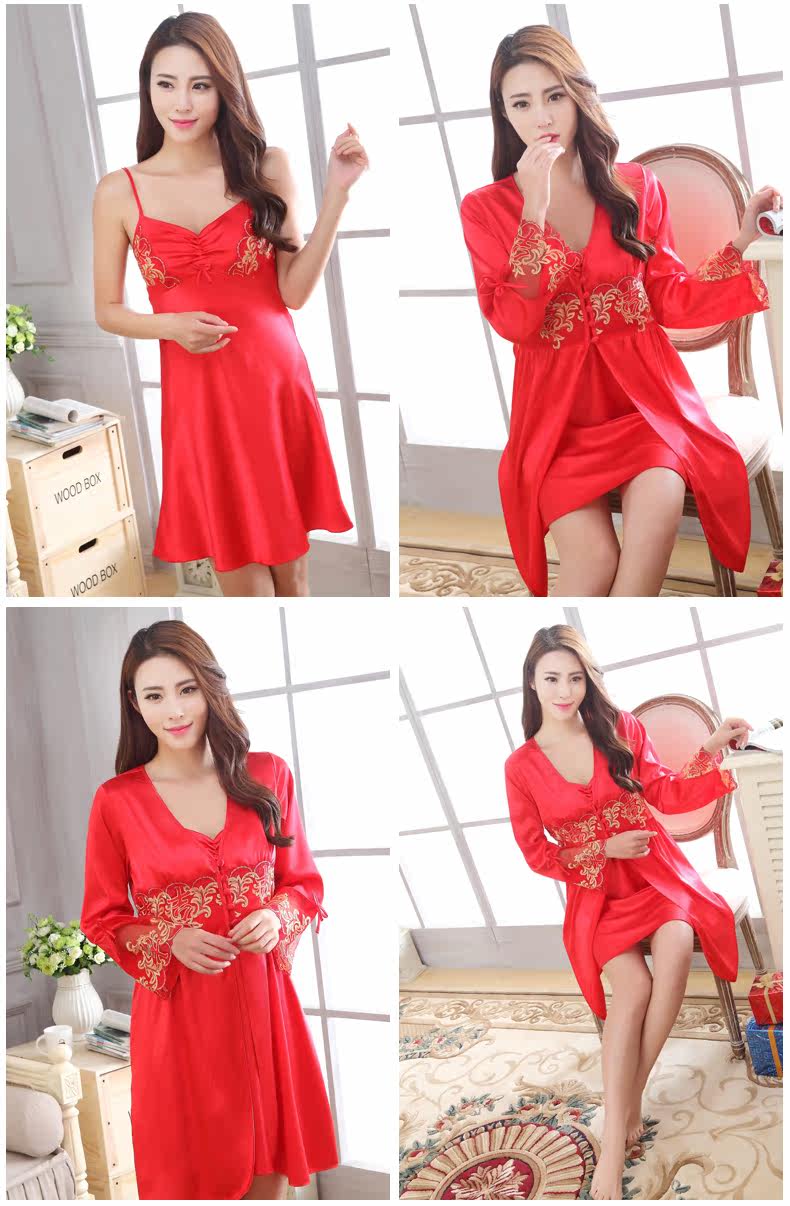 Peignoir MOSOJOY 5225-601 rouge - Ref 602721 Image 13