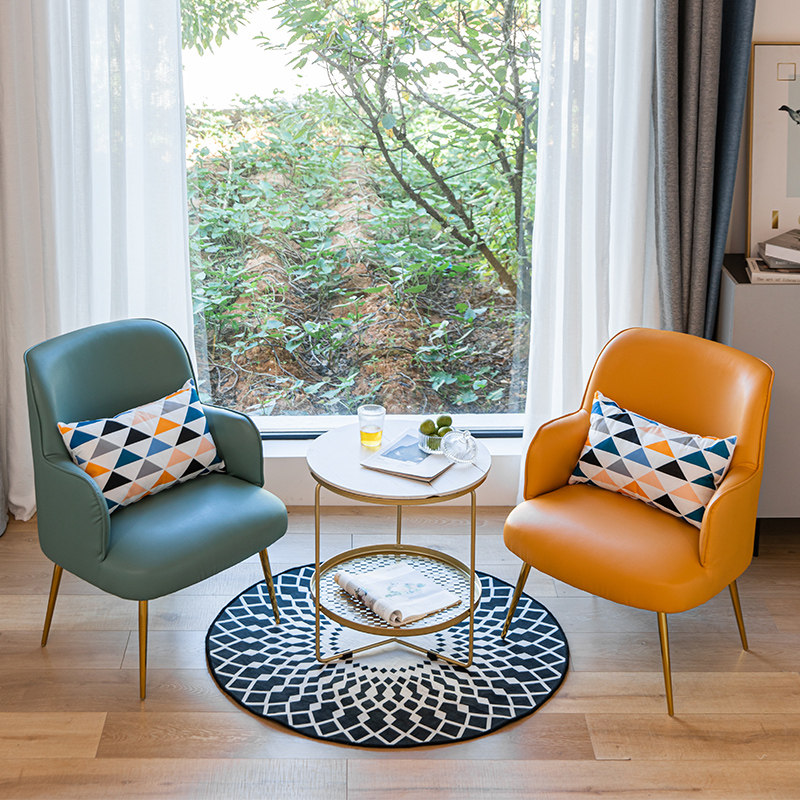 Single Sofa Light Extravagant Leather Art Sloth Net Red Pole Minima Mini Balcony Bedroom Small Sofa In Talks Casual Table And Chairs Group