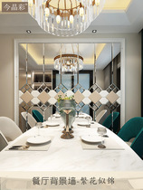 Mirror art glass custom-made European restaurant entrance mirror simple modern light luxury European