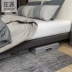 Rời Bắc Âu phong cách IKEA giường vải master bedroom Scandinavian hiện đại nhỏ gọn căn hộ nhỏ quần nội thất phòng ngủ - Giường mẫu giường gỗ Giường