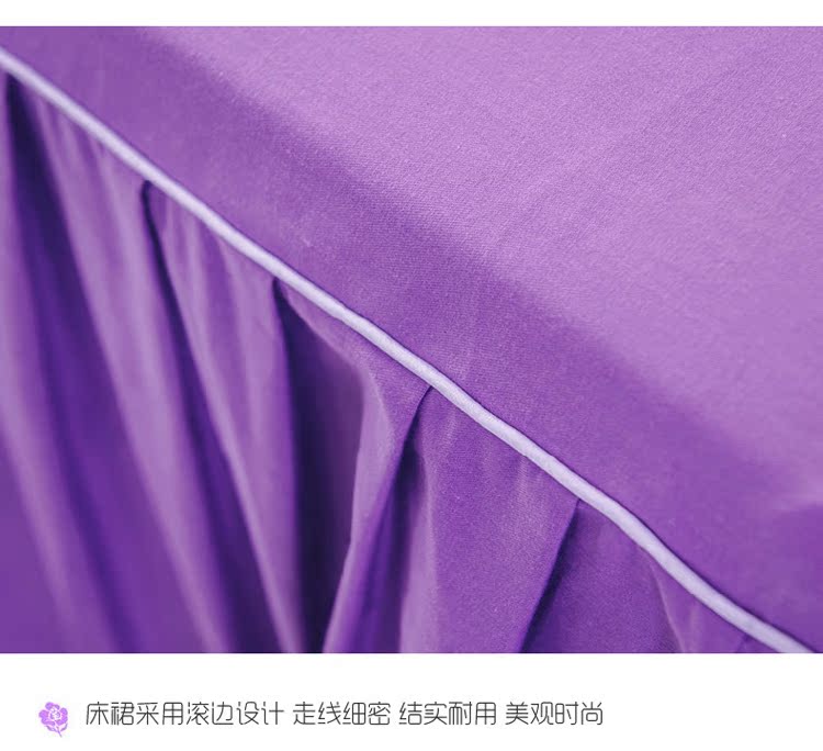 Váy ren kiểu Pháp công chúa cotton váy đơn mảnh cotton màu rắn loại váy ruffle bed cover bed sheet cover trượt - Váy Petti giường váy