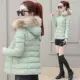 2018 mùa đông mới xuống áo khoác cotton áo khoác thời trang Hàn Quốc áo khoác ngắn nữ dày áo khoác cotton mỏng áo phao lông vũ uniqlo nữ