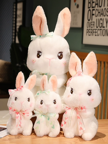 Милый плюшевый кролик, игрушка, талисман, тряпичная кукла, год кролика, талисман года, подарок на день рождения