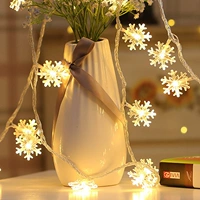 Мигающий корпус батареи, 10м, со снежинками