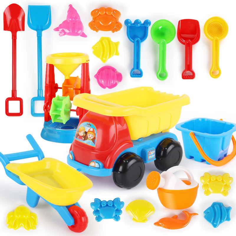 Sand Digging Toys Kids ATV Toys Sand Digging Tools Play Sand Toys Beach PlaySet Kids 3 years old