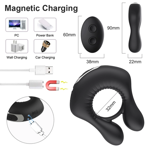 Дистанционное управление вибратором пара пенис пенис кольцевой кольцо секс игрушки мужчины