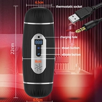 Black Electric Masturbator Cup