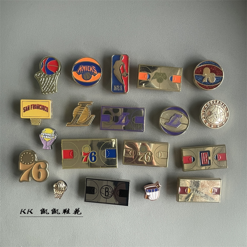 Crocs Shoe Accessories Suitable for DIY Crocs Shoe Charms, Fun Metal Nba Series for Boys Crocs Shoe Accessories Suitable for DIY Crocs Shoe Charms, Fun Metal Nba Series for Boys
