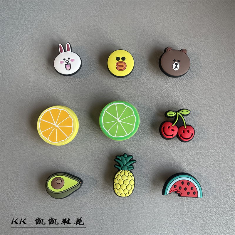 New Crocs Shoe Charms, Shoe Decorations, DIY Fruit Pineapple Cherry Shoe Accessories