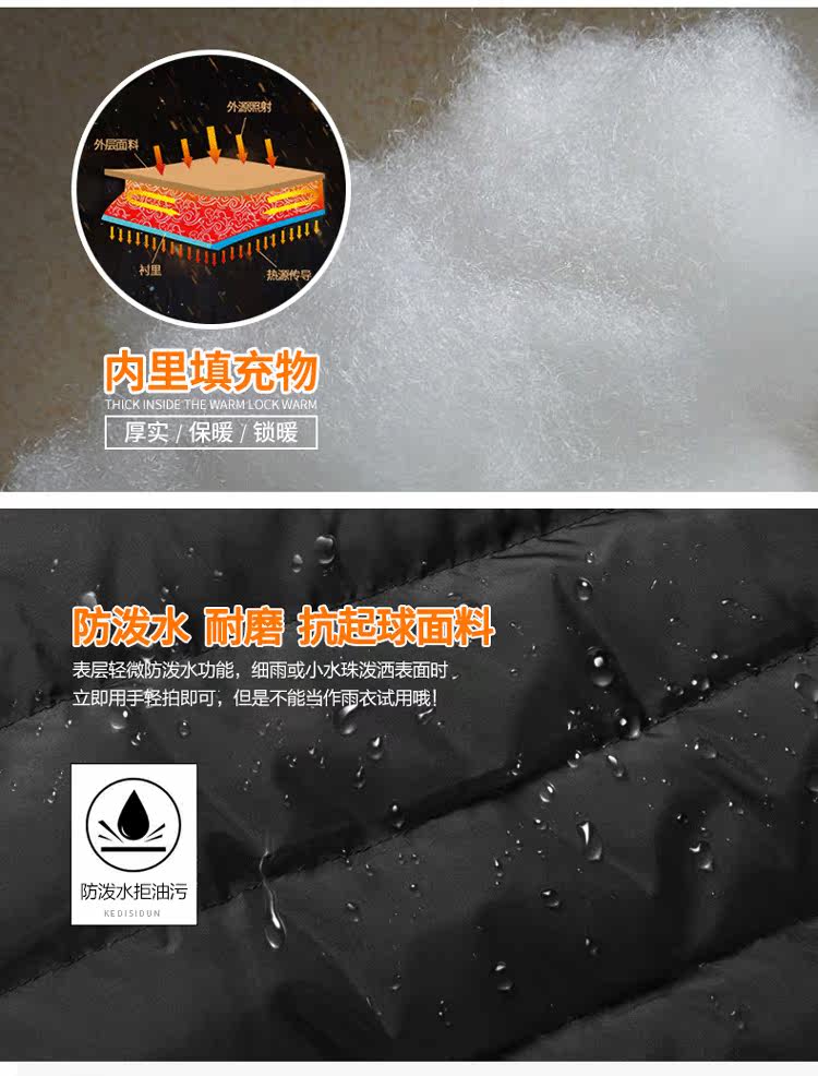 Blouson chaud pour homme      en Polyester - Ref 3112559 Image 12