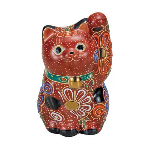 Японская искренняя покупка Kowloon кипячена Япония, сделанная в Японии № 3.3 Hongsheng Small Pure Pure Cerame Ceramic Cat Cat