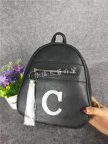 Foreign Trade Original Single End Goods 2017 New Small Backpacks Minimalist Letters Small Frescoed Double Shoulder Backpack Women 100 Hitch Collection Bag