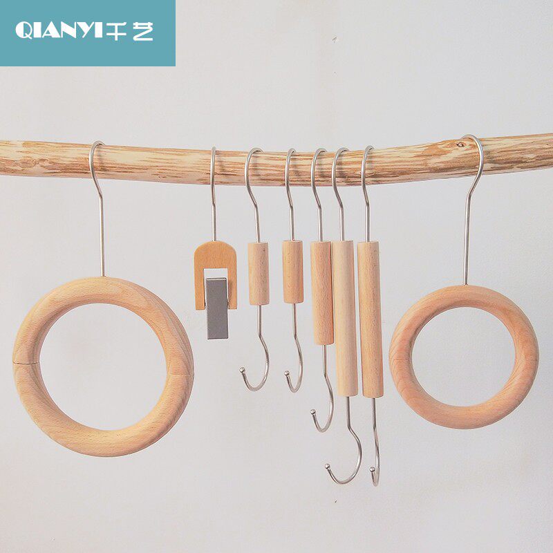 Clothing Store Wood Hanger Racks HOOK HOOKS HOOK CLIPS ACCESSORIES PROPS DISPLAY CLIP CHILDREN CLOTHING SHOP S HOOK RINGS LONG