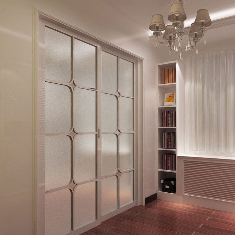Glue-free electrostatic frosted glass film Transparent opaque office sliding door bathroom bathroom window window sticker