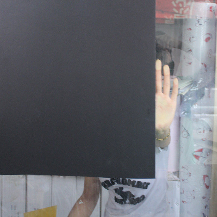 Pure Black Glass Cling Film Light Opaque Waterproof Glass Stickler Thickened Shading Indoor Change Black Self Adhesive