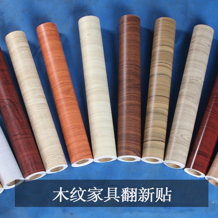 Wallpaper Self-adhesive waterproof bedroom wallpaper Home Furniture Renovated College Student Dorm Room Dorm Wall Collage decorated wood grain stickers