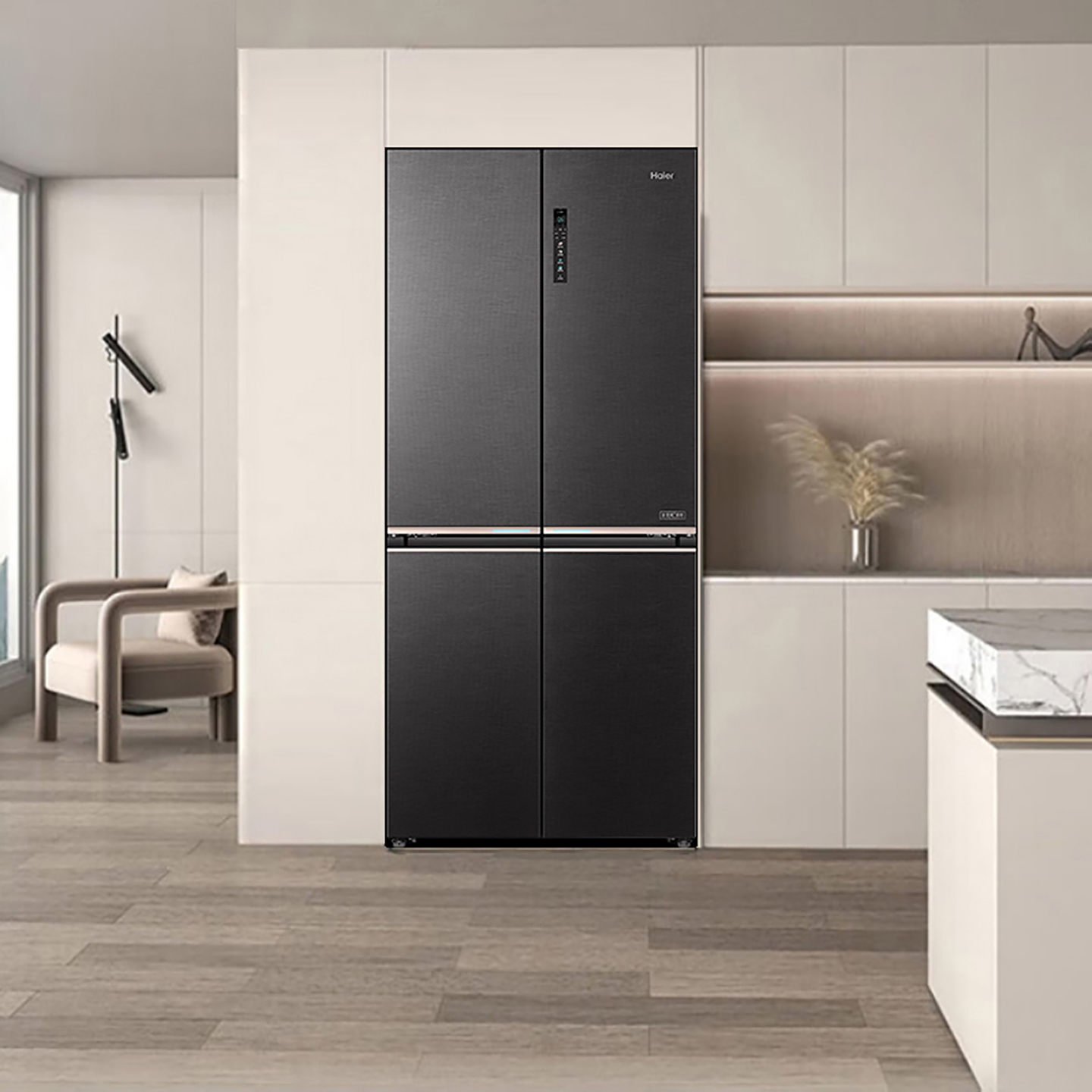 616升风冷变频十字对开门冰箱BCD-616WGHTD24STU1