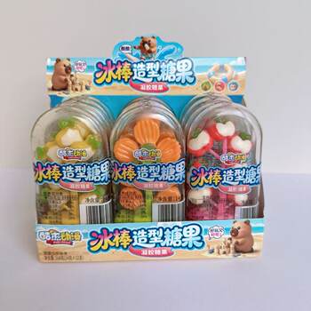 Cooljie anime popsicle shape gel candy box