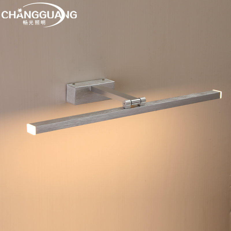 Mirror front light led mirror cabinet light bathroom makeup room waterproof fog anti-rust minimalist post modern Nordic aluminium alloy lamps