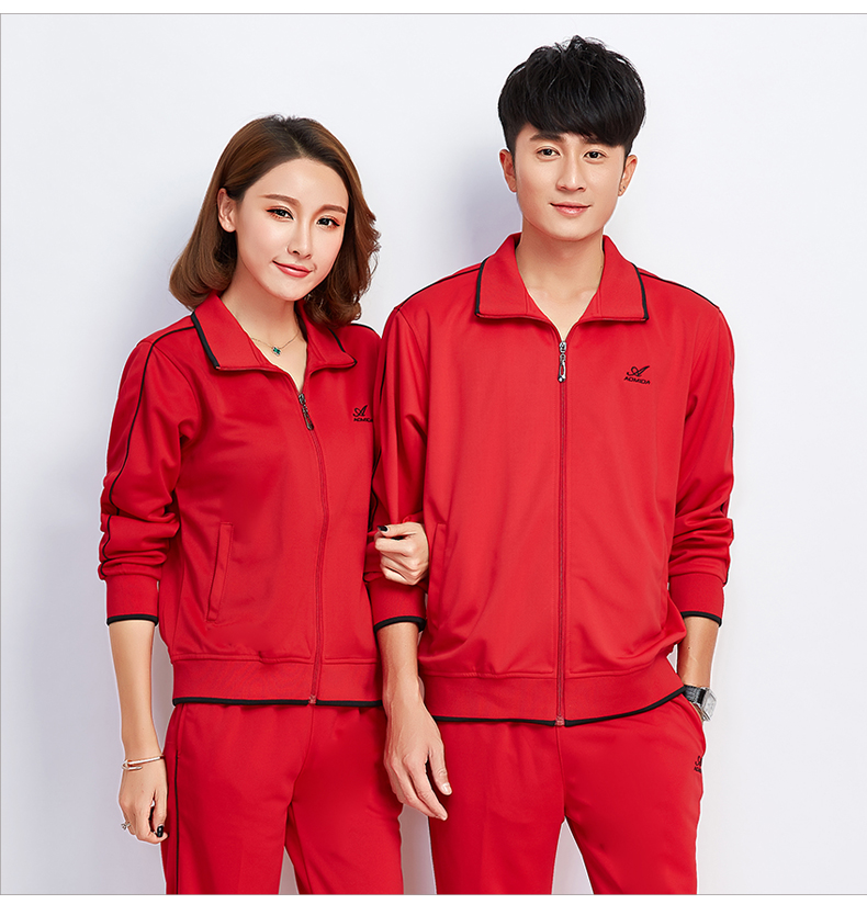Bộ đồ thể thao nam màu trắng nữ chạy hè buông thả cha giản dị tay áo ngắn trung niên thoáng khí mùa xuân và mùa thu bộ adidas nam