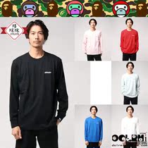 Japan BAPE A BATHES APE PATCH Tide Card Ape Mans Long sleeves T-shirt 0907