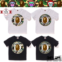  Japan BAPE 1ST CAMO BUSY WORKS TEE CAMOUFLAGE APE childrens SHORT-SLEEVED T-SHIRT