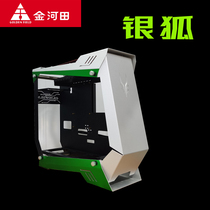 Gold River Fields Silver Fox Fox Electric Race Water Cooling Desktop Host Box Full Aluminum Alloy Open Glass