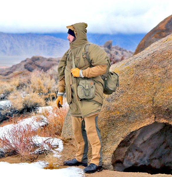 (DA Striker) Helicon Wanderer Cape Camping Warm Cape C Cotton Cape Multifunctional