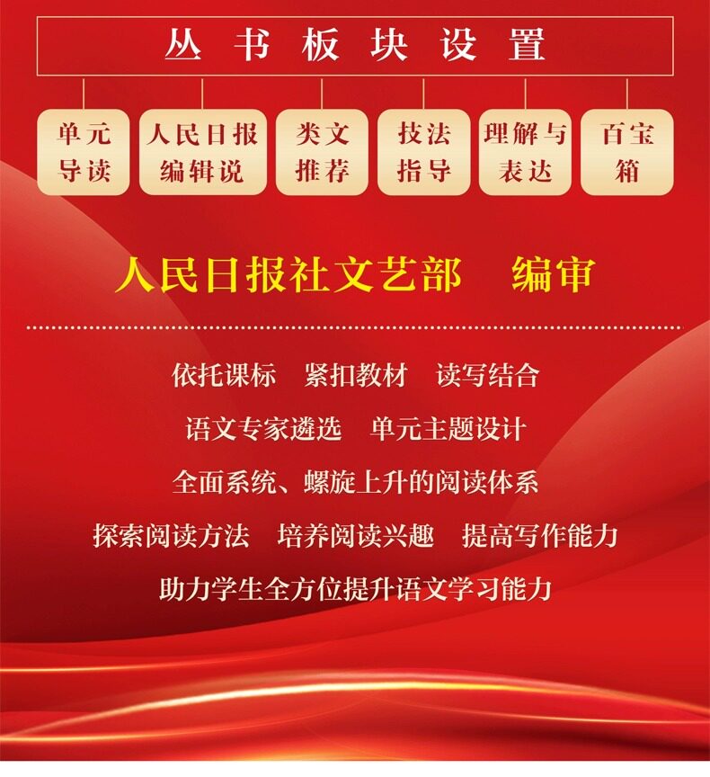 人民日报·伴你阅读 2023新版 小学/初中/高中 24.9元包邮 值值值-买手聚集的地方